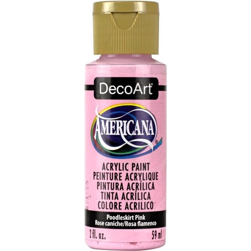 AMERICANA ACRYLIC 2oz POODLE PINK