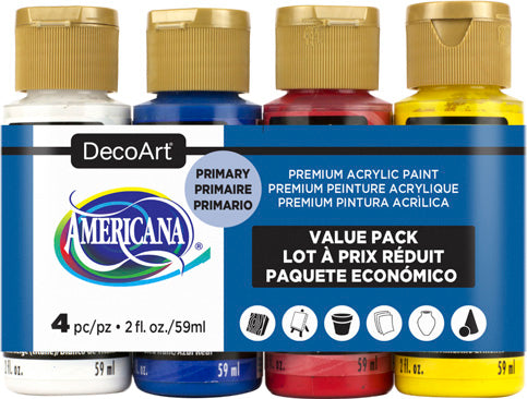 DECOART 4-PACK AMERICANA PRIMARY