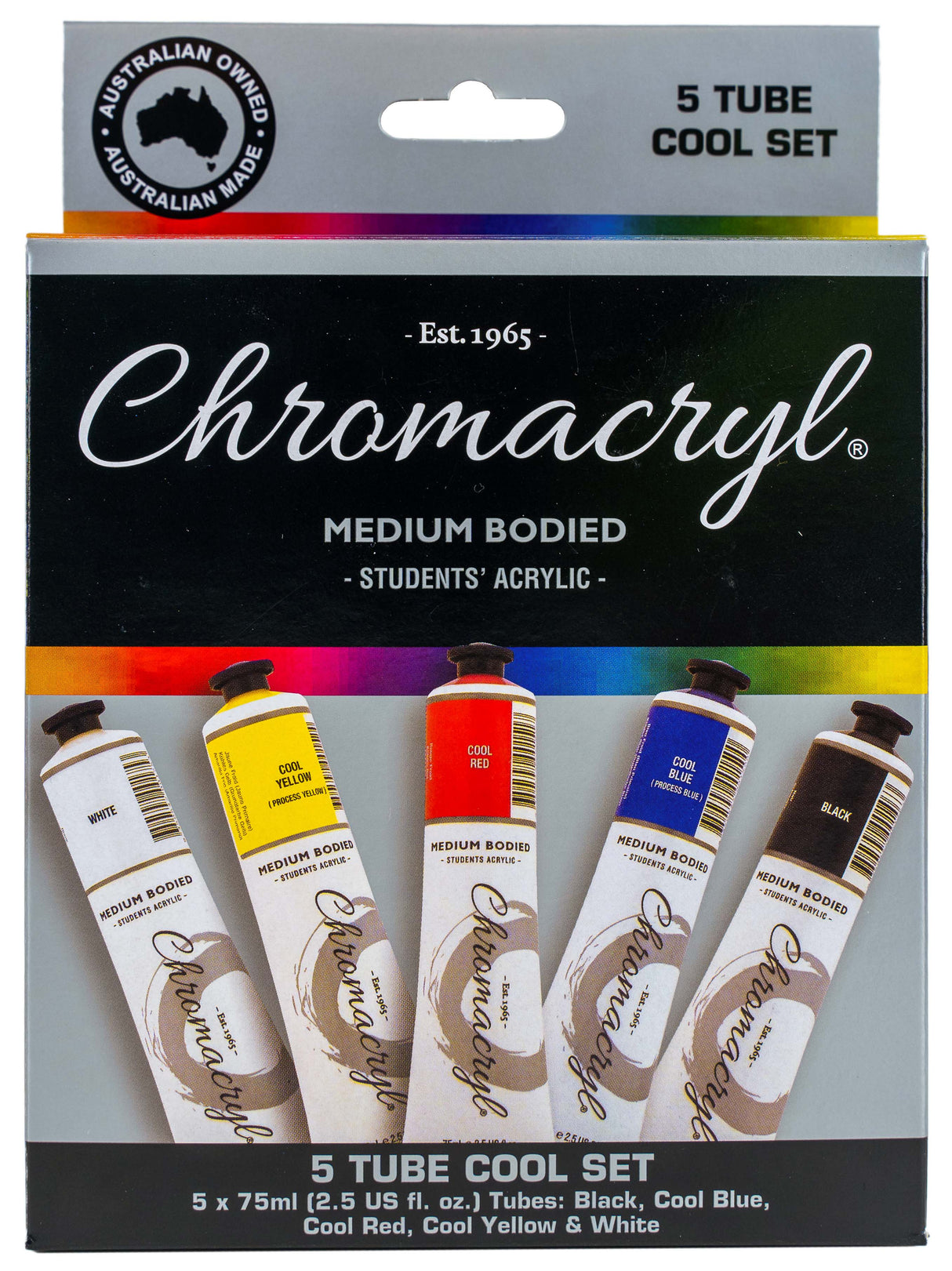 CHROMACRYL SET 5X75ml