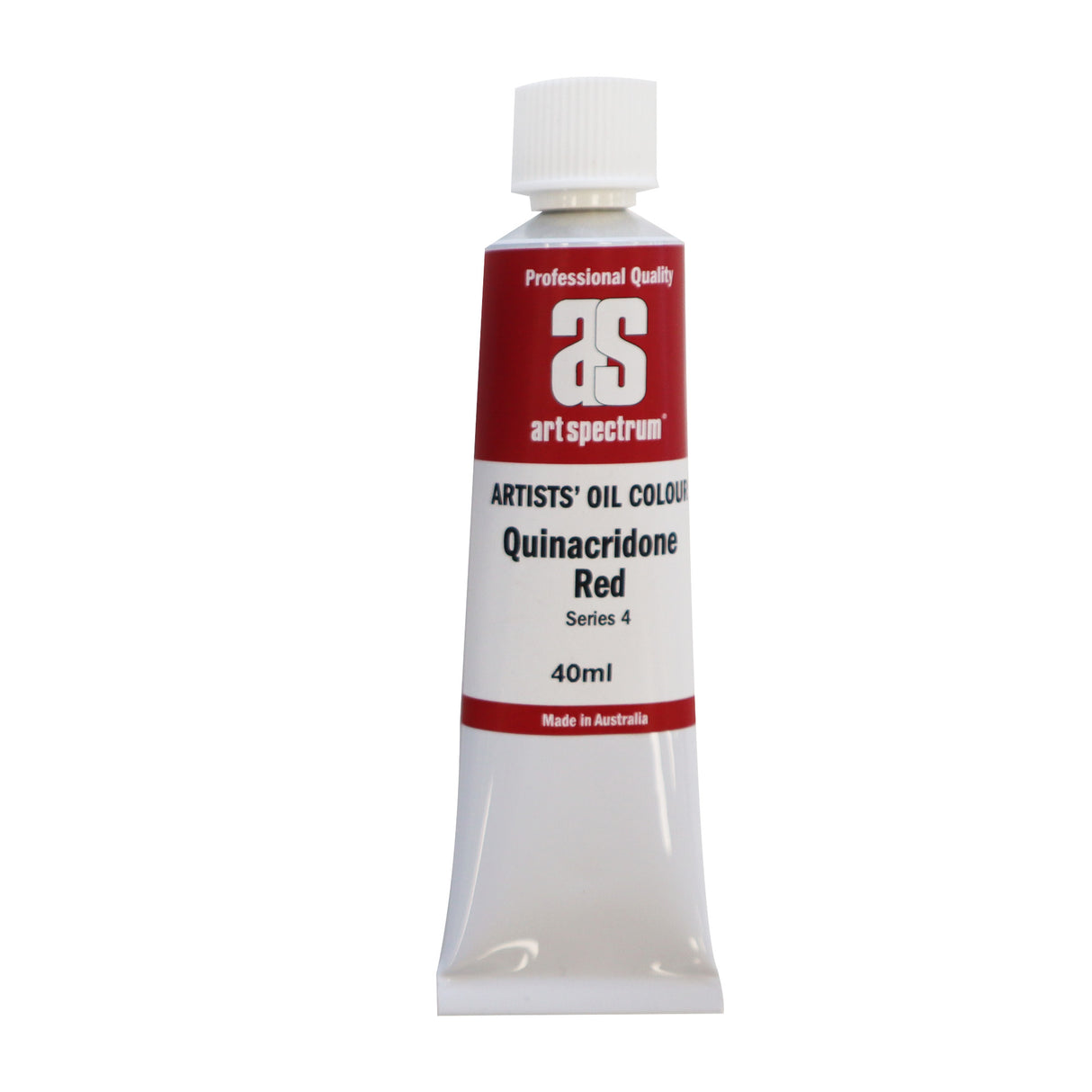 AS OIL 40ML S4 QUINACRIDONE RED