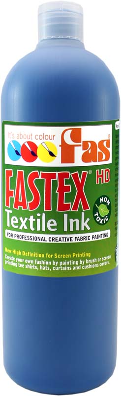 FAS TEXTILE INK 1LTR BLUE