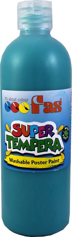 FAS SUPER TEMPERA 500ML TURQUOISE