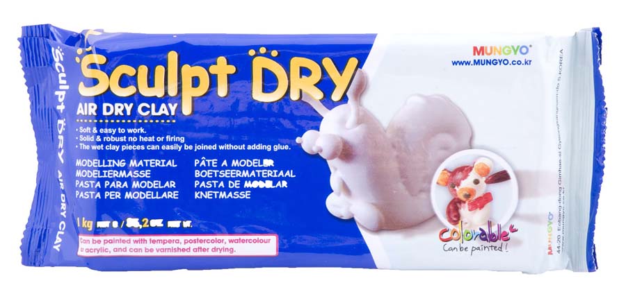 MUNGYO SCULPT DRY CLAY 1000g WHITE