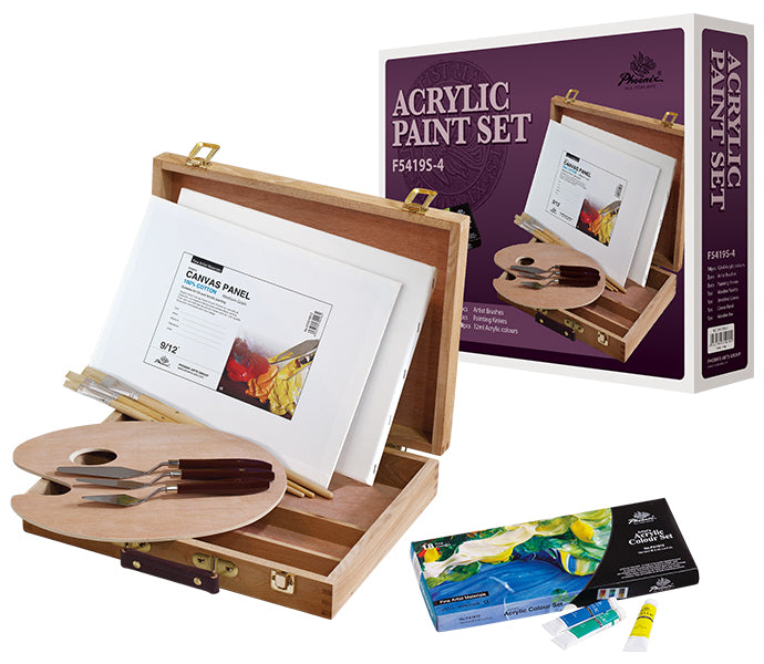 PHOENIX ACRYLIC PAINTING BOX SET