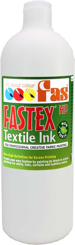 FAS TEXTILE INK 1LTR WHITE