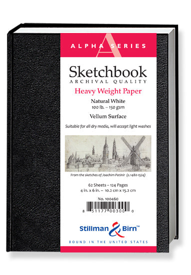 ALPHA HARDBACK 150gsm 4x6" (62sht)