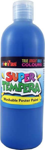 FAS SUPER TEMPERA 500ML BLUE