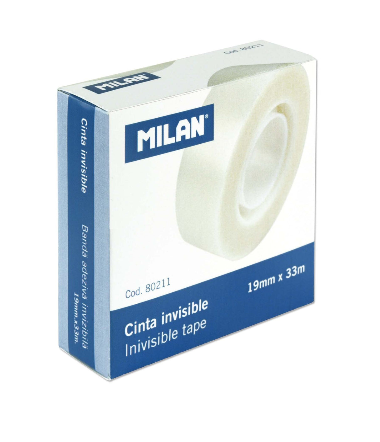 Milan Invisible Tape 19mm x 33M