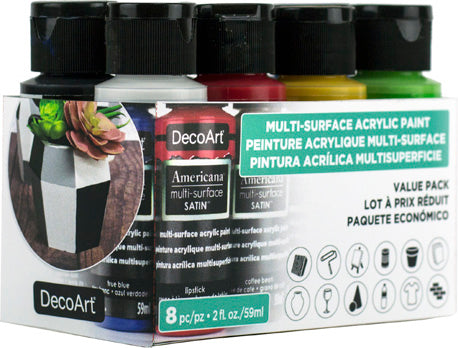 DECOART 8-PACK AMERICANA MULTI-SURFACE