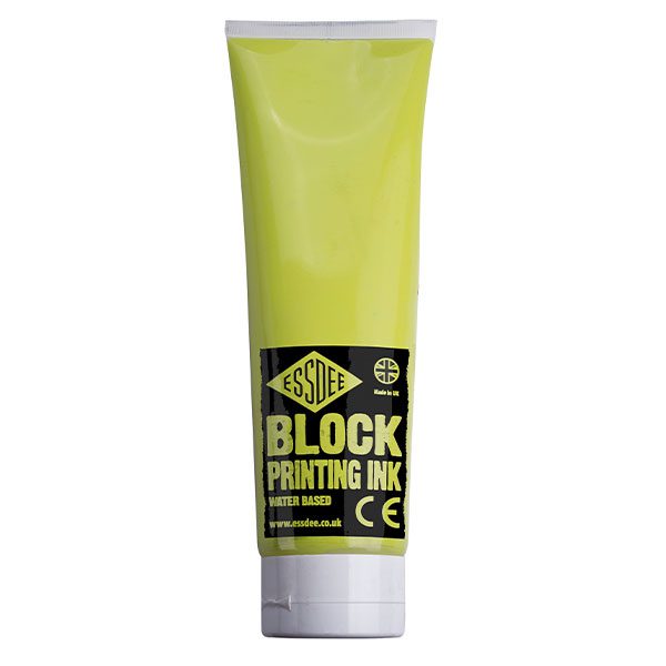 ESSDEE BLOCK PRINT INK 300ml FLUO YELLOW