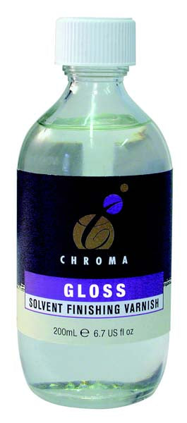 CHROMA GLOSS SOLVENT VARNISH 200ml