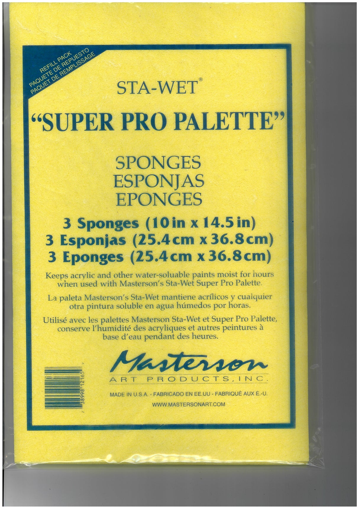 MASTERSON SUPERPRO SPONGE REFILL(3)