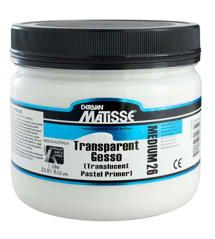 MATISSE MM26 1LTR TRANSPARENT GESSO