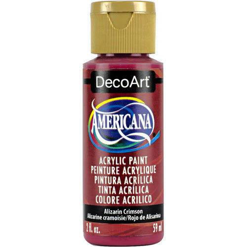 AMERICANA ACRYLICS 2oz ALIZARIN CRIMSON