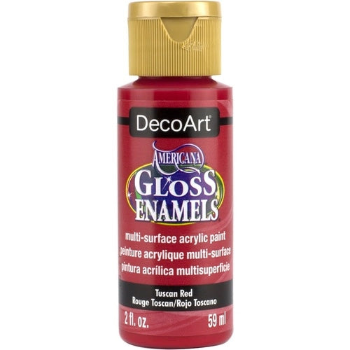 AMERICANA GLOSS ENAMEL 2oz TUSCAN RED