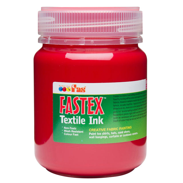 FAS TEXTILE INK 250ml CRIMSON