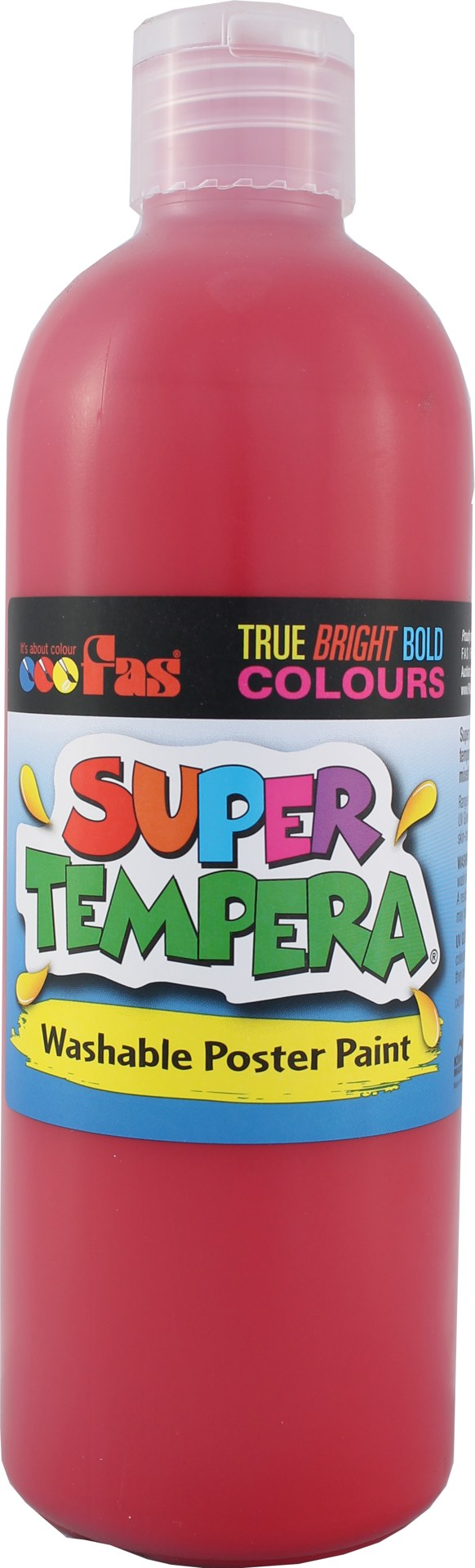 FAS SUPER TEMPERA 500ML CRIMSON