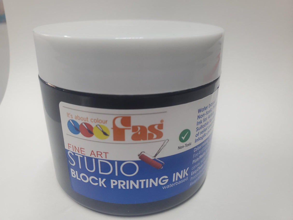 FAS STUDIO PRINTING INK 120ml BLACK