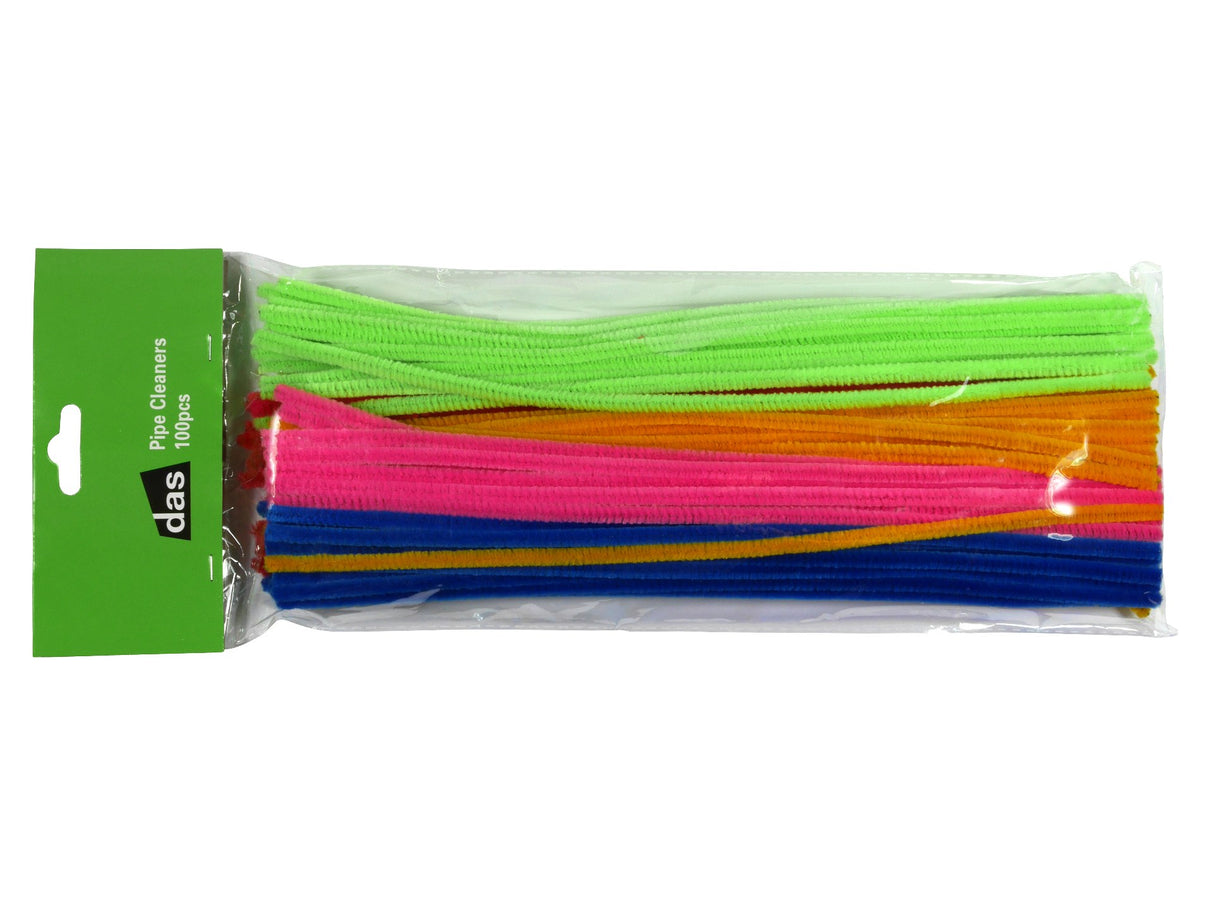 PIPE CLEANERS ASSORTED COLOUR 30cm 100pc