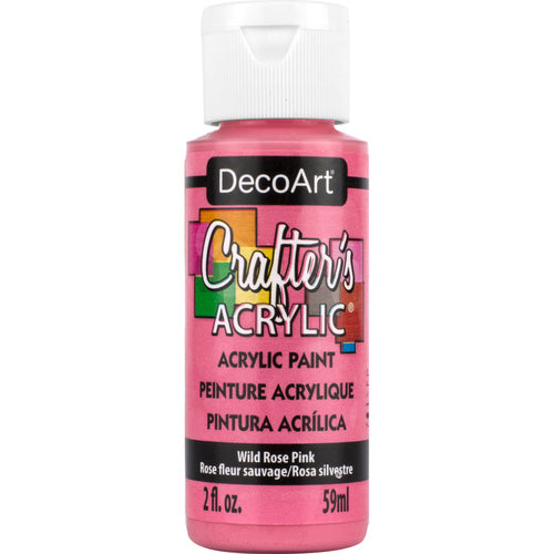 CRAFTERS ACRYLIC 2oz WILD ROSE PINK