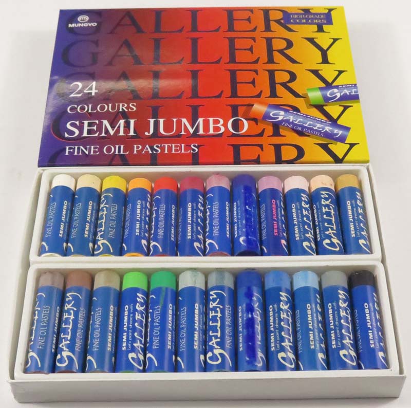 GALLERY S/JUMBO OIL PASTEL 24s