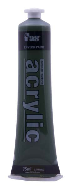 FAS STUDENT ACRYLIC 75ml GREEN DARK