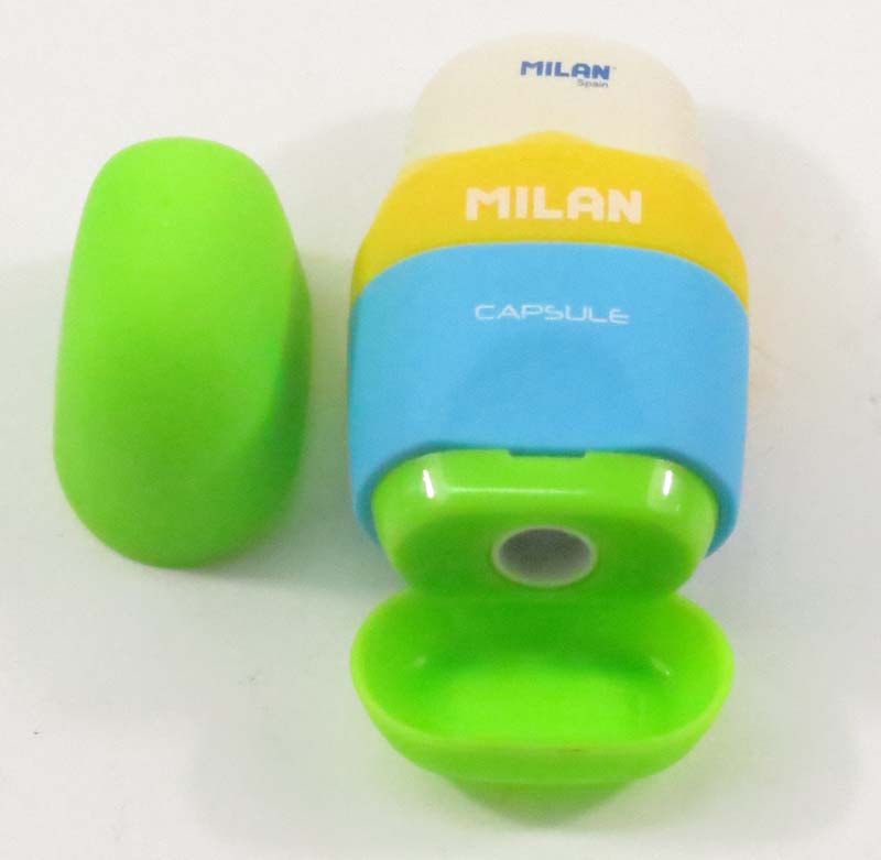 Milan CAPSULE MIX Sharpener + Eraser