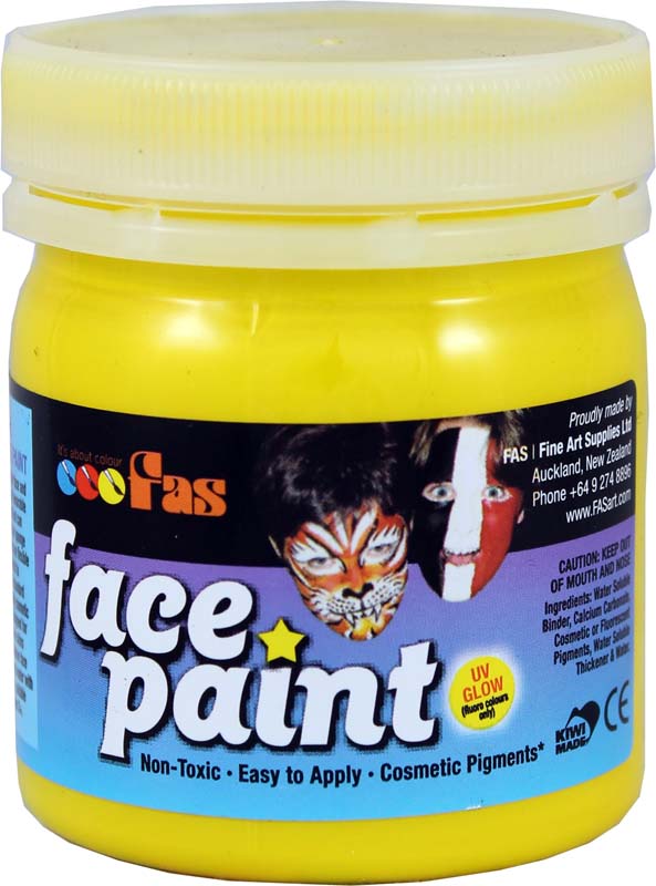 FAS PRO FACE PAINT 120ml YELLOW