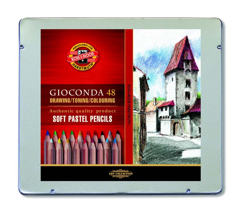 8829/48 GIOCONDA SOFT PASTEL PENCILS 48S