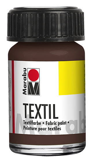 MARABU TEXTIL 15ml 045 DARK BROWN