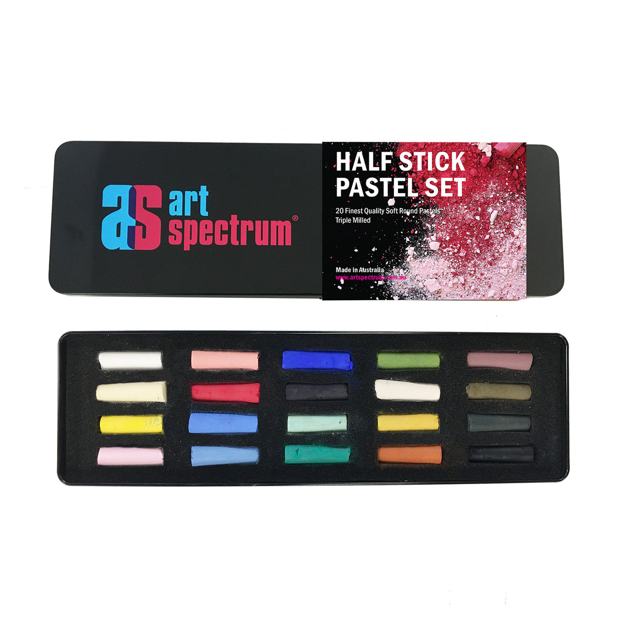 AS PASTEL HALF-STICK SET 20