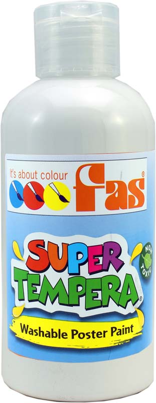 FAS SUPER TEMPERA 250ml WHITE