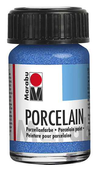 PORCELAIN 15ml 555 GLITTER BLUE