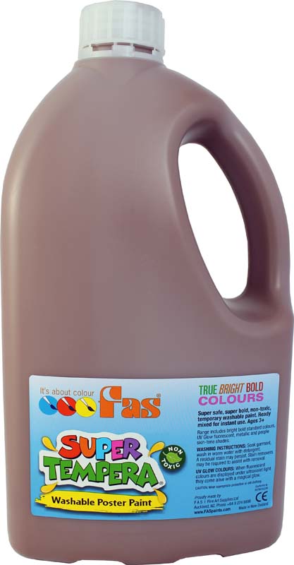 FAS SUPER TEMPERA 2LTR UMBER