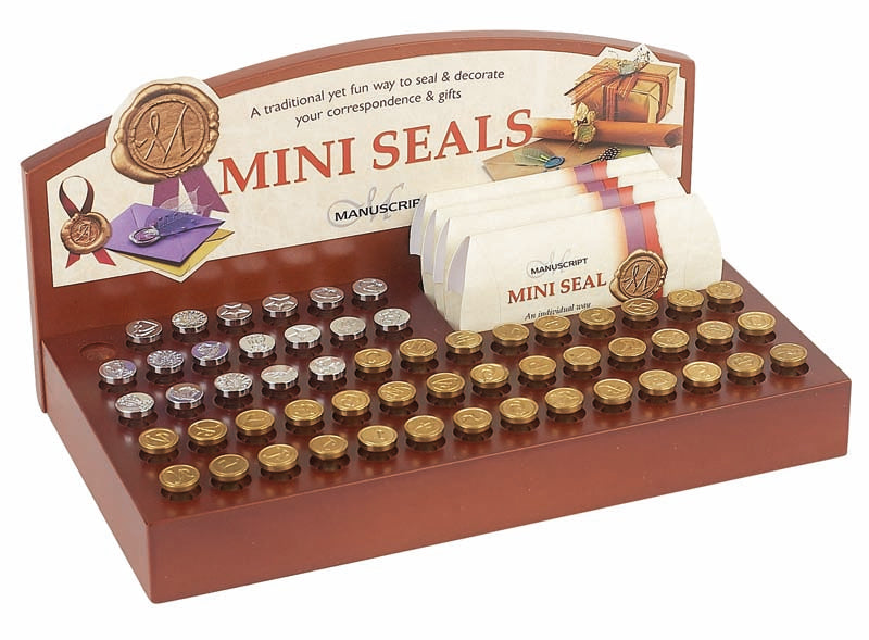 MANUSCRIPT MINI SEALS DISPLAY COMPLETE