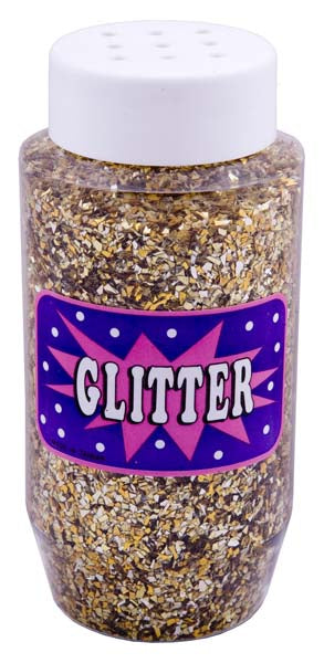 CONFETTI GLITTER 250ml JAR GOLD