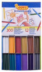 JOVI PLASTIC CRAYON ECONOMY PACK 300 (B)