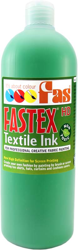 FAS TEXTILE INK 1LTR GREEN