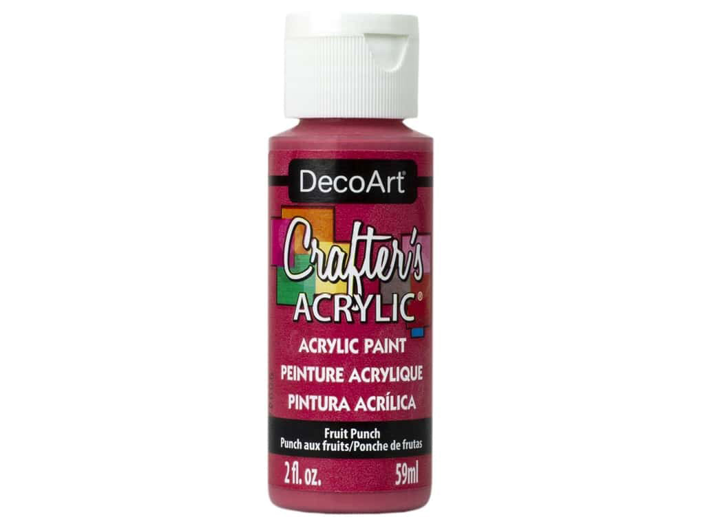 CRAFTERS ACRYLIC 2oz FRUIT PUNCH