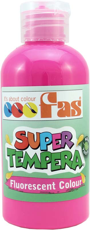 FAS SUPER TEMPERA 250ml FLUO PINK