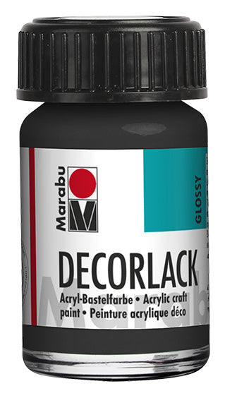 MARABU DECORLACK 15ml 073 BLACK