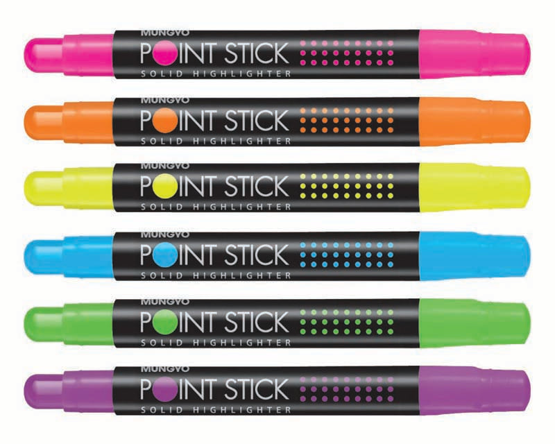 POINT STICK HIGHLIGHTER SET OF 5