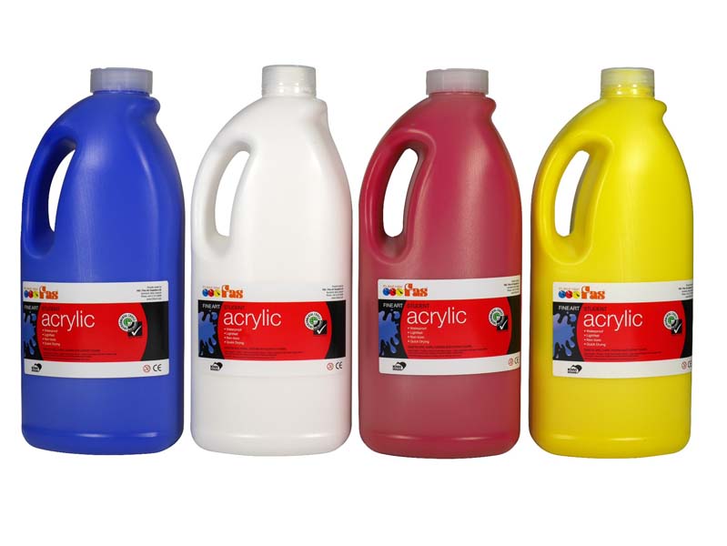 FAS STUDENT ACRYLIC 2LTR COOL RED