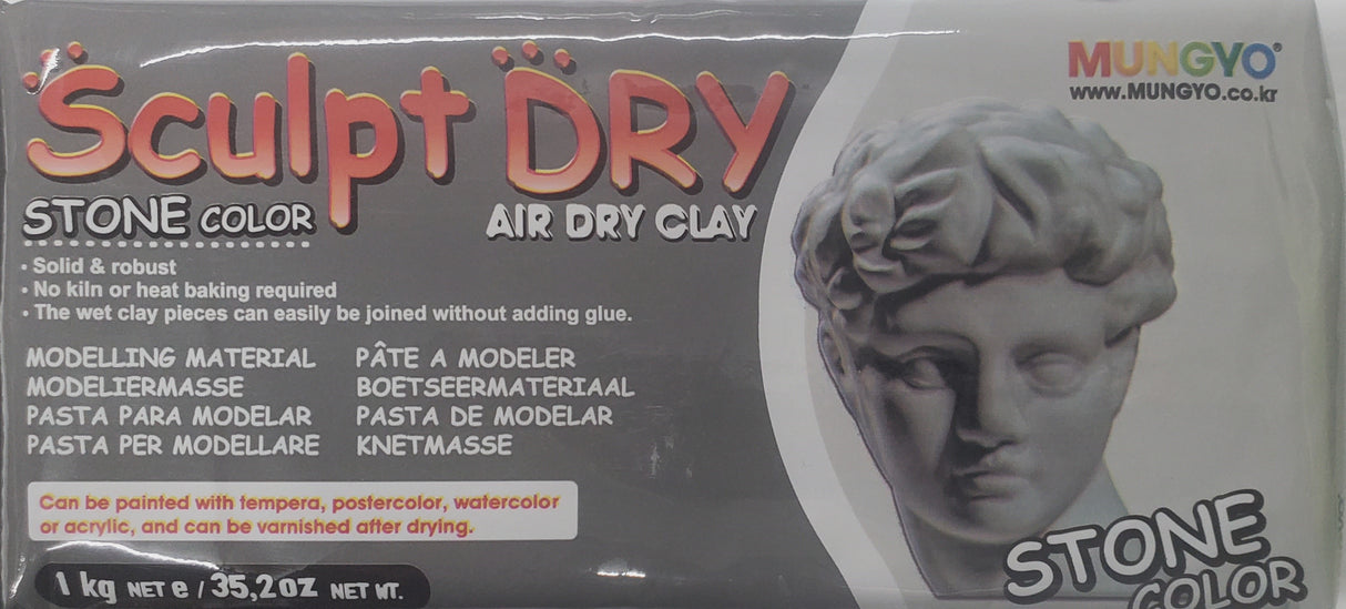 MUNGYO SCULPT DRY CLAY 1000g STONE