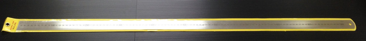 S/STEEL RULER 100cm METRIC