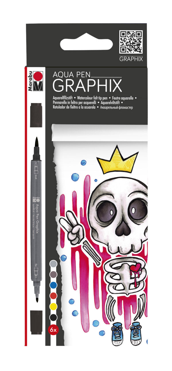 Marabu Aqua Pen Graphix;KING OF BUBB (6)