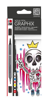 Marabu Aqua Pen Graphix;KING OF BUBB (6)