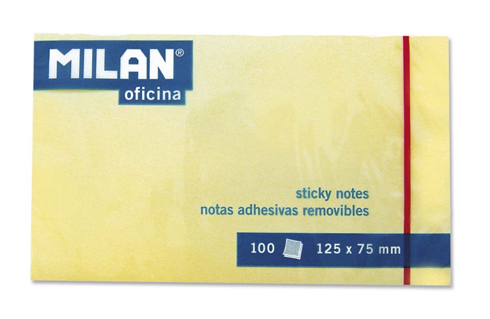 Milan Sticky Notes 125x75 Standard Yello