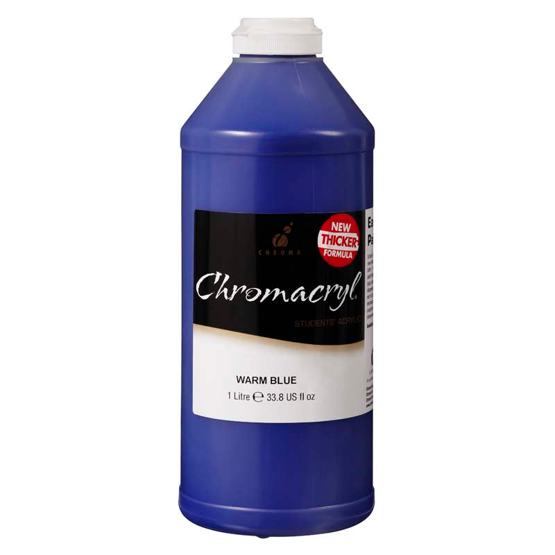 CHROMACRYL 1Lit WARM BLUE