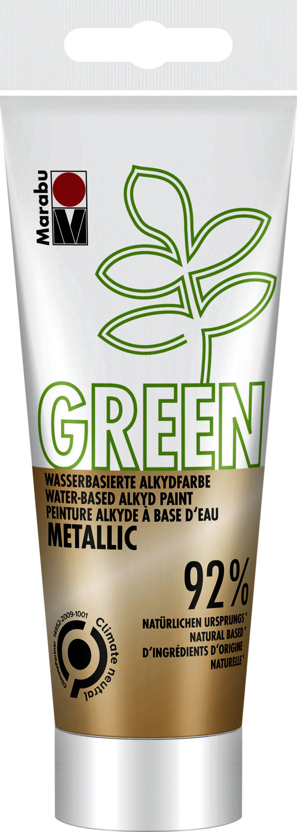 MARABU GREEN 784 100ML METALLIC GOLD